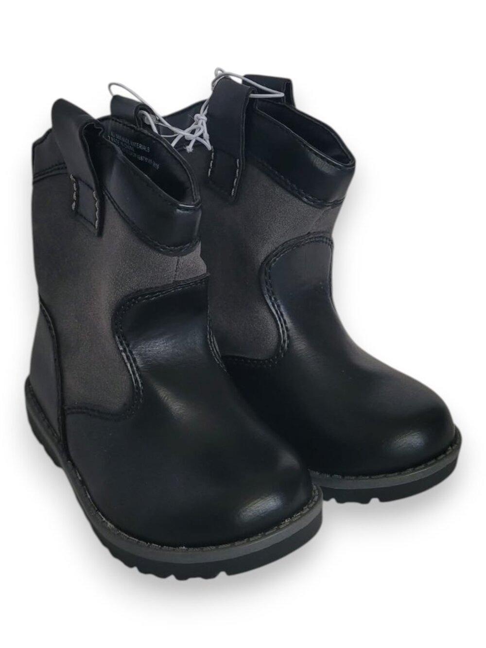 Cat & Jack Toddler/Infant Boys' Pull-On Hunter Boots Black Size 7 NWT